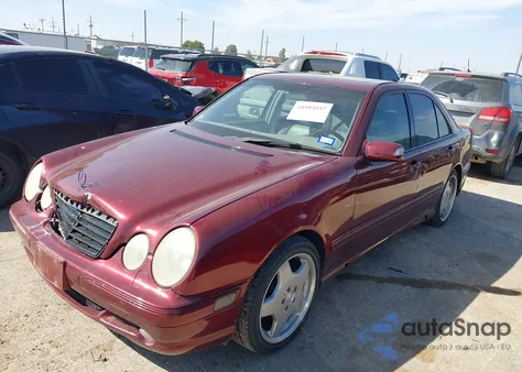 2000 Mercedes-Benz E 430 from USA, damaged, VIN WDBJF70J9YB054819